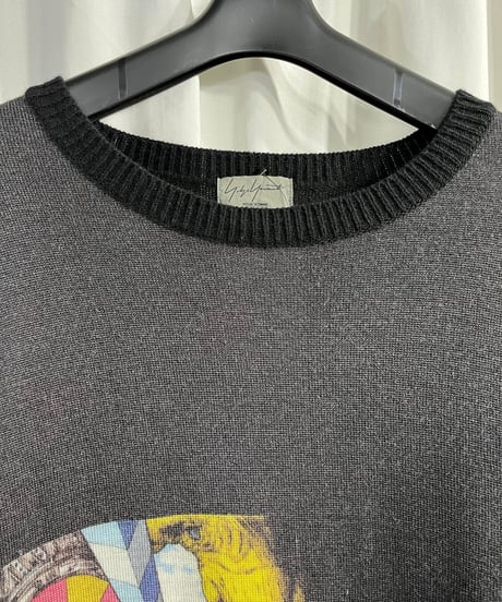2014AW yohji yamamoto pour homme デザインセーター（HF-K08-194）