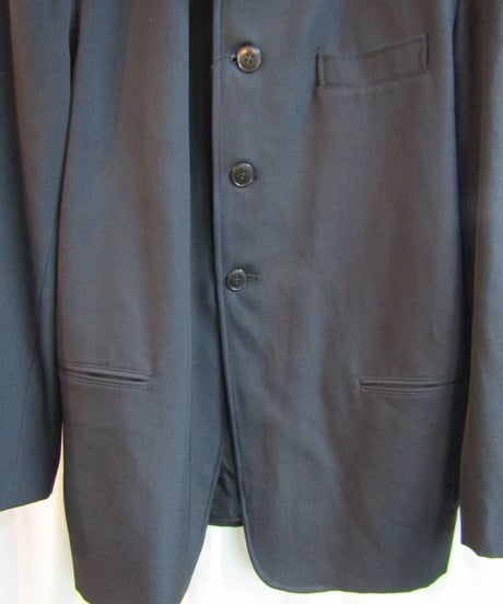 96aw yohji yamamoto pour homme vintage レザー切替デザインジャケット HG-J99-806