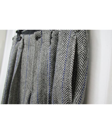 01aw yohji yamamoto pour homme ギャングスター 襟デザイン ツイードセットアップ（HV-J63-136／HV-P10-136）
