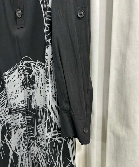 yohji yamamoto +NOIR レ－ヨンワンピース（NN-D25-212）