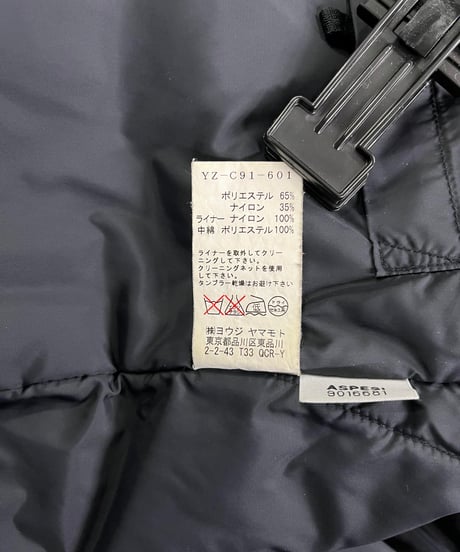 Y's yohji yamamoto ASPESI ライナー付きコート（YZ-C91-601）