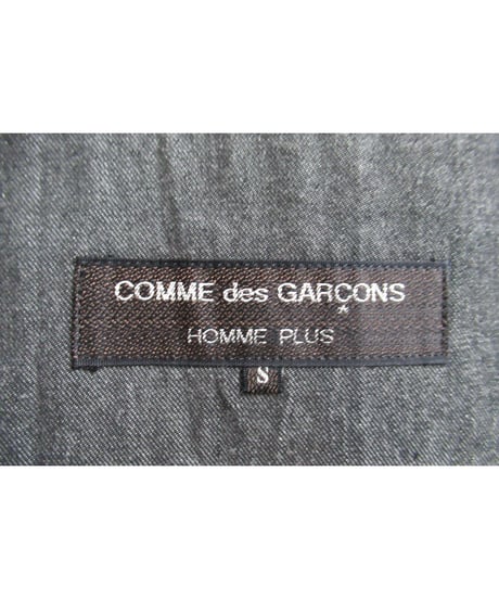 80's COMME des GARCONS HOMME PLUS vintage 変わりボタン ノーカラージャケット PJ-11030S