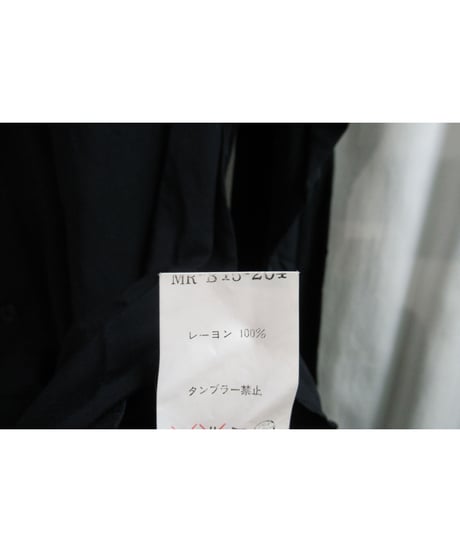 Y's for men yohji yamamoto 貝ボタンシンプルレーヨンブラウス MR-B15-204