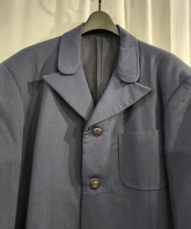 1988aw yohji yamamoto pour homme 紺 ビートルズ 3釦 ジャケ 1988aw yohji yamamoto pour homme 紺 ビートルズ 3釦 ジャケ