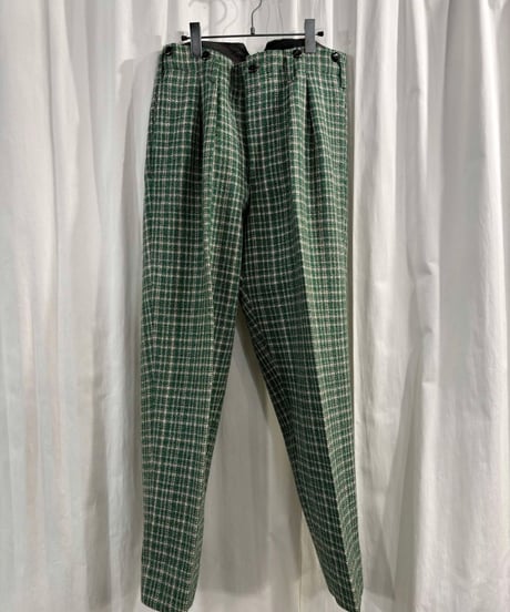 1980's yohji yamamoto pour homme vintage チェック柄パンツ（H-P-135xxx）