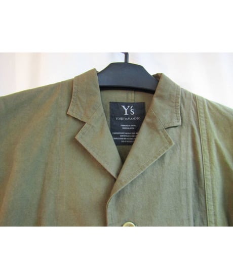 Y's yohji yamamoto  カーキ 素材切替デザインジャケット YJ-J29-045