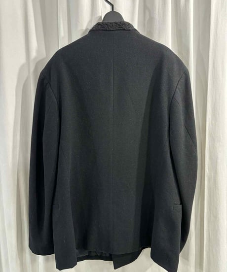 Y's yohji yamamoto ニット襟 ダブルジャケット（YJ-J95-131）