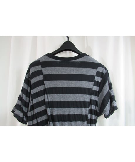 08ss yohji yamamoto pour homme ヘンリーネックデザインカットソー HM-T47-084