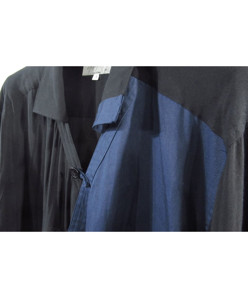 yohji yamamoto pour homme17ssレーヨンギャバブラウス yohji yamamoto pour homme17ssレーヨンギャバブラウス
