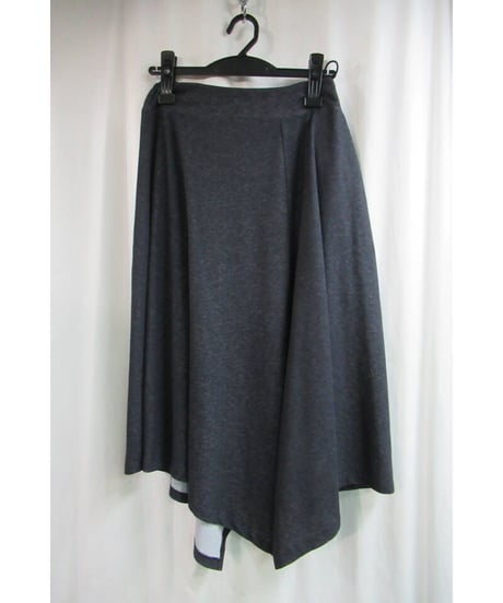 05ss yohji yamamoto +noir アシメトリー変形デザインスカート NY-T15-930