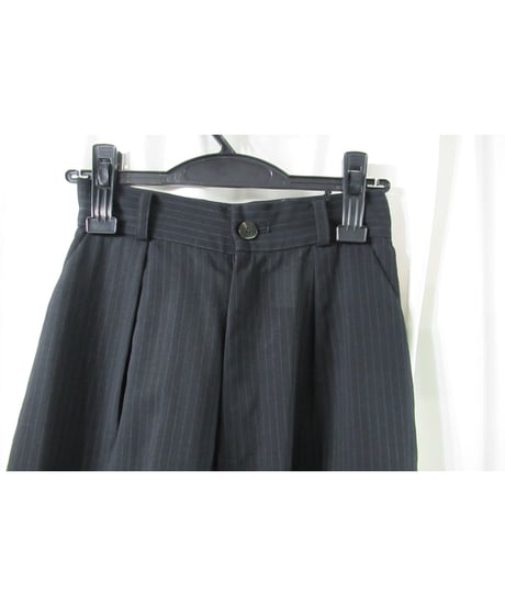 80's yohji yamamoto femme vintage ストライプショートパンツ FP-2