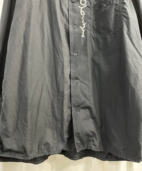 B yohji yamamoto 刺繡長袖シャツ（NR-B73-010）