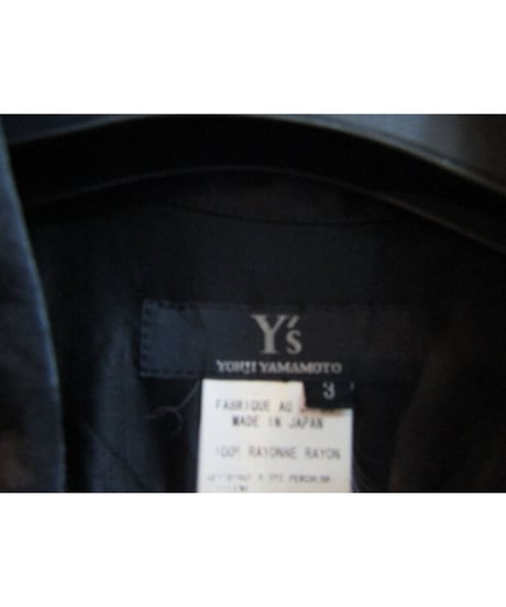 Y's yohji yamamoto 赤ラインシンプルブラウス YZ-B19-221