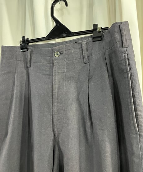 2000SS yohji yamamoto pour homme 2タックワイドパンツ（HB-P50-066）