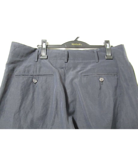 Y’s for men yohji yamamoto シンプルテーパードパンツ 紺 （MB-P10-104）
