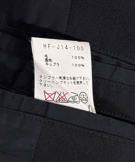 2014AW yohji yamamoto pour homme ファスナーショートジャケット（HF-J14-100）