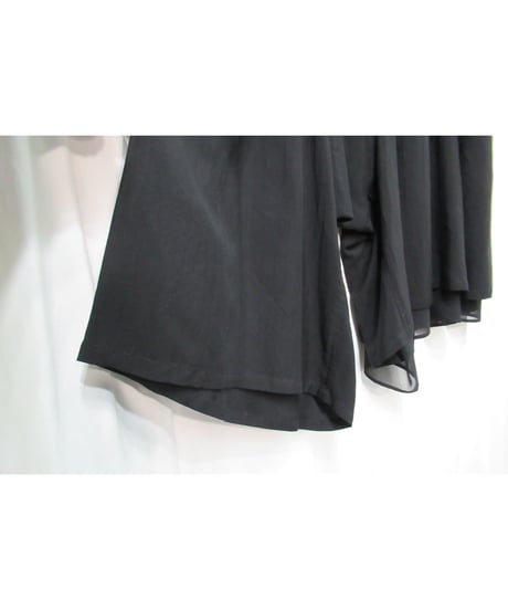 Y’s yohji yamamoto  レイヤードデザイン アシメトリーサルエルパンツ（YK-P26-200）