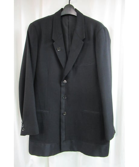 09aw yohji yamamoto pour homme 黒 デザイン切替えジャケット HV-J35-103