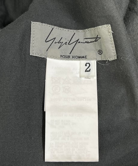 2018SS yohji yamamoto pour homme ペイント柄パンツ（HW-P44-026）