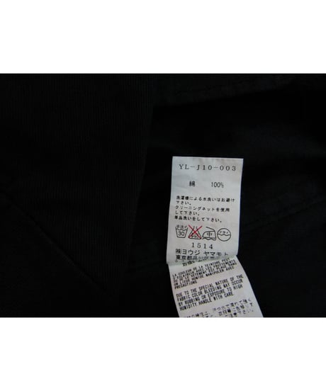 Y's yohji yamamoto コットンシンプルジャケット YL-J10-003