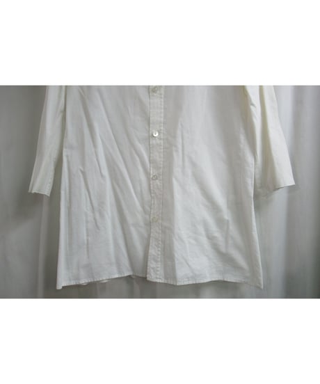 Y's yohji yamamoto 白 七分袖シンプルブラウス YC-B02-024