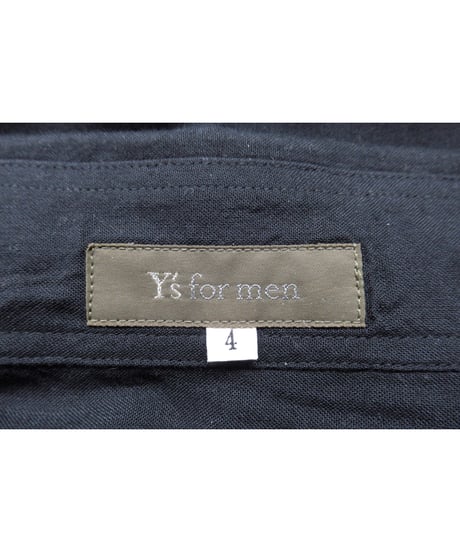 Y’s for men yohji yamamoto レーヨン シンプルブラウス（ME-B28-225）