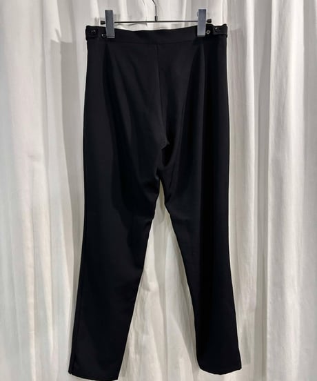 2011SS yohji yamamoto +NOIR ウールギャバジンパンツ（NO-P06-100）