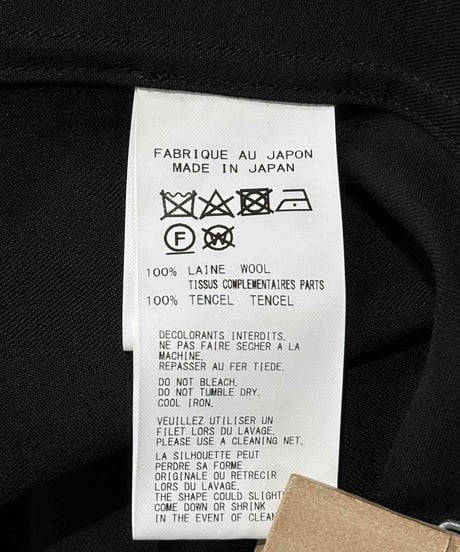 2020AW yohji yamamoto pour homme ギャバ ドレープシャツ（HR-B98-880）