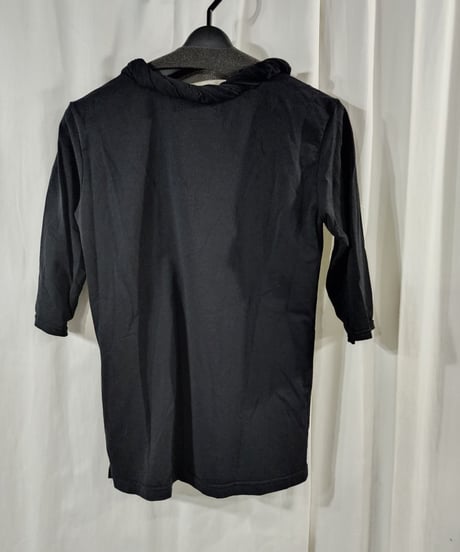 1998ss yohji yamamoto femme 黒デザインカットソー  (FJ-T40-653)