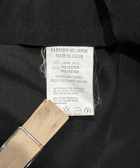 Y's yohji yamamoto 1ボタンロングジャケット（YU-J12-103）
