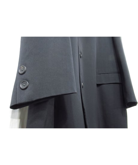96aw yohji yamamoto pour homme vintage 襟デザイン ロングジャケット（HG-J10-123）