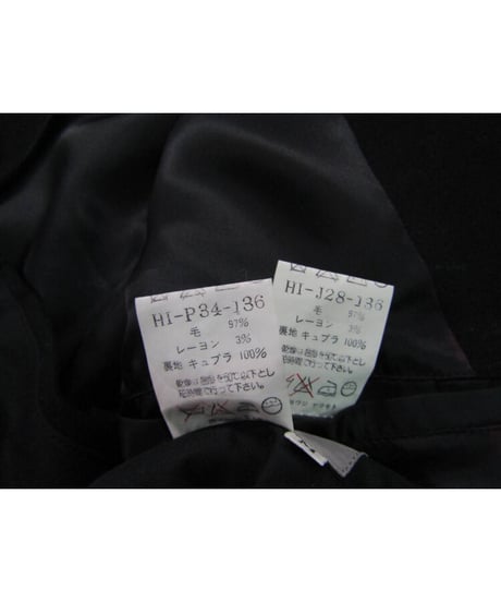 97aw yohji yamamoto pour homme 蝋人形期 マーブルセットアップ