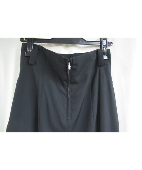 90's Y's yohji yamamoto vintage タック入りシンプルフレアスカート YE-S03-100