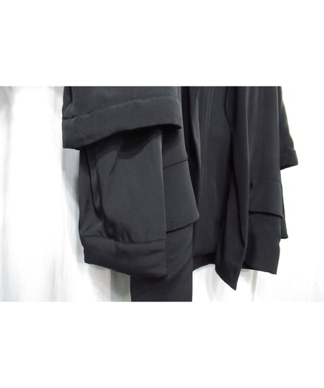 03aw yohji yamamoto femme ボタンレス レイヤードデザインジャケット（FU-J41-426）