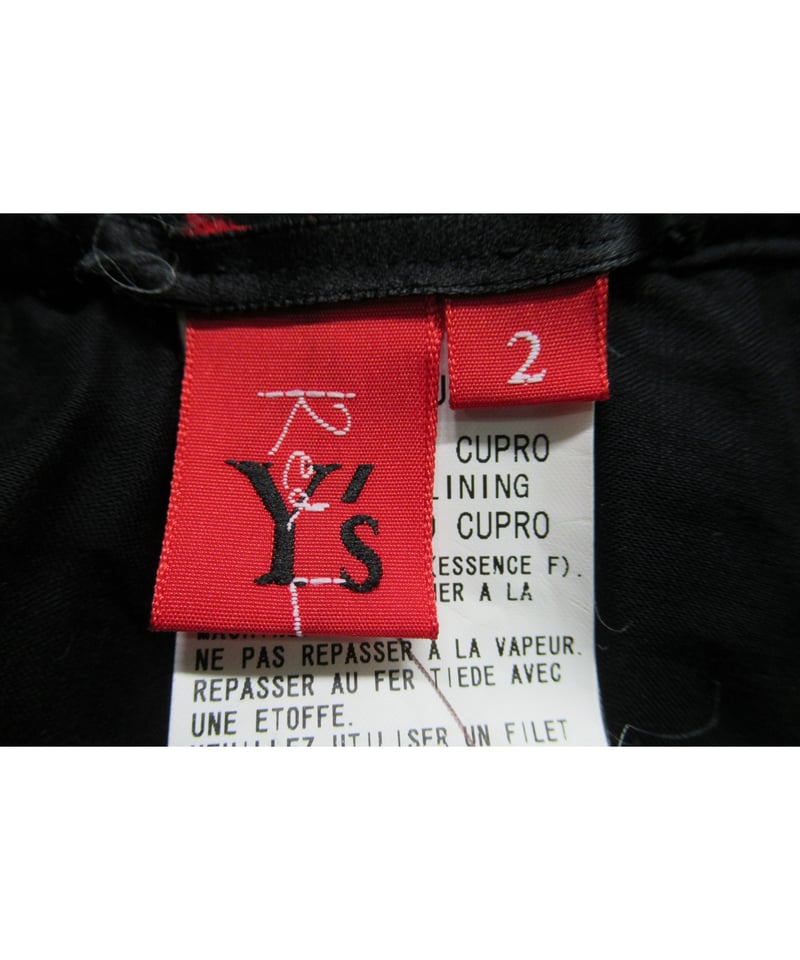 YOHJI YAMAMOTO ヨウジヤマモト　red label 巻きスカート Y's Red Label yohji yamamoto レイヤードデザイン ロング巻き