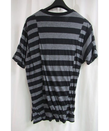 08ss yohji yamamoto pour homme ヘンリーネックデザインカットソー HM-T47-084