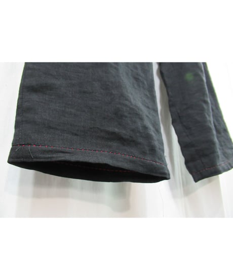 05ss yohji yamamoto pour homme 赤ボタン ステッチデザインパンツ（HY-P61-801）