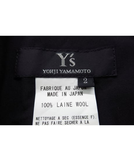 Y’s yohji yamamoto シンプル ストレートパンツ（YP-P29-111）