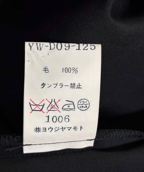 Y's yohji yamamoto 長袖ワンピース（YW-D09-125）