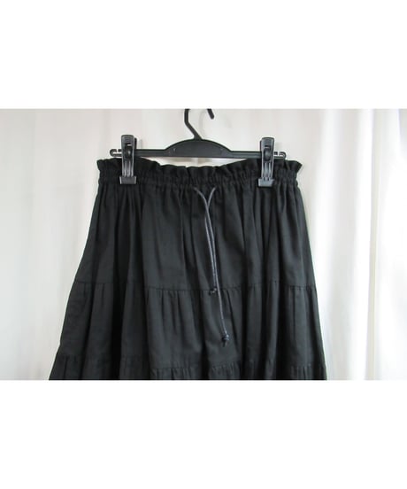 Y's yohji yamamoto ギャザーデザインフレアスカート YR-S11-023