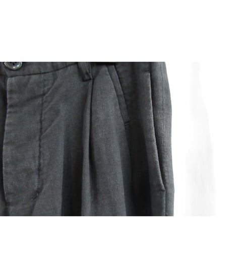 Y's for men yohji yamamoto 麻シンプルテーパードパンツ MM-P03-302