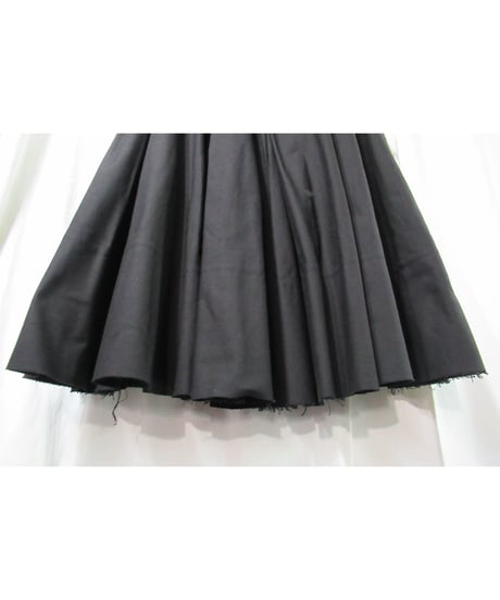 REGULATION yohji yamamoto femme コットン プリーツスカート（FE-S52-002）