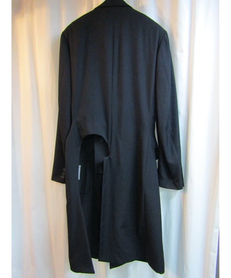 未使用 19ss yohji yamamoto pour homme カッティングデザインロングジャケット HH-J11-100