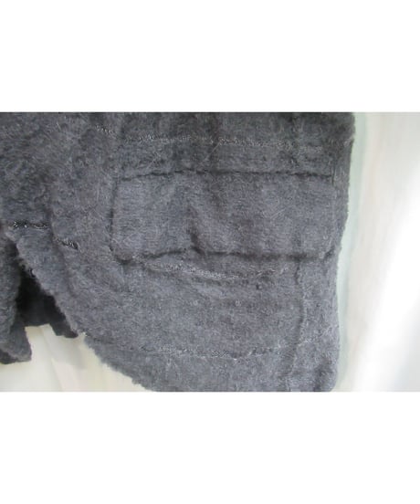 AD2004 COMME des GARCONS HOMME PLUS グレー 縮絨 デザインジャケット PN-J008
