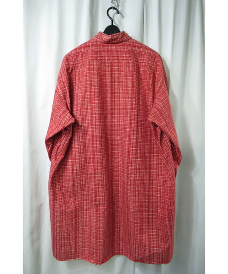 80’s Y’s for men yohji yamamoto vintage フライフロントデザイン チェックプリントブラウス（MBL-1）