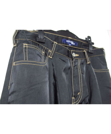 AD2004 JUNYA WATANABE MAN COMME des GARCONS ステッチデザイン ストレートパンツ（WO-P038）