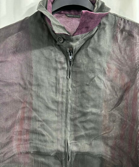 2002SS yohji yamamoto pour homme SAEKO 女優シリーズ プリントブルゾン（HE-Y12-829）