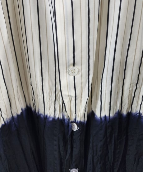 1993aw yohji yamamoto femme 脱色切替えデザインブラウス (FP-B01)