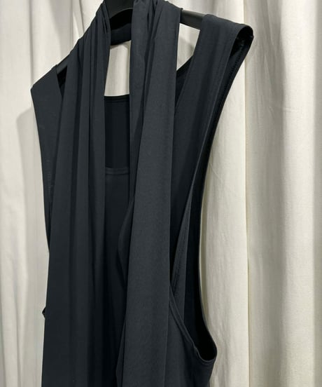 yohji yamamoto femme 変形ノースリーブワンピース（FD-T34-076）