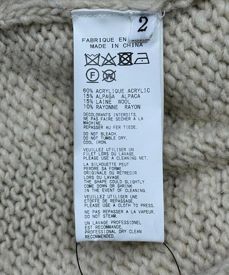 REGULATION yohji yamamoto デザインニット（FV-K54-900）